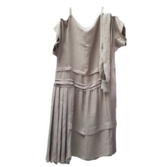 Prada Triacetate Midi Dress 44 - Picture 1 of 11